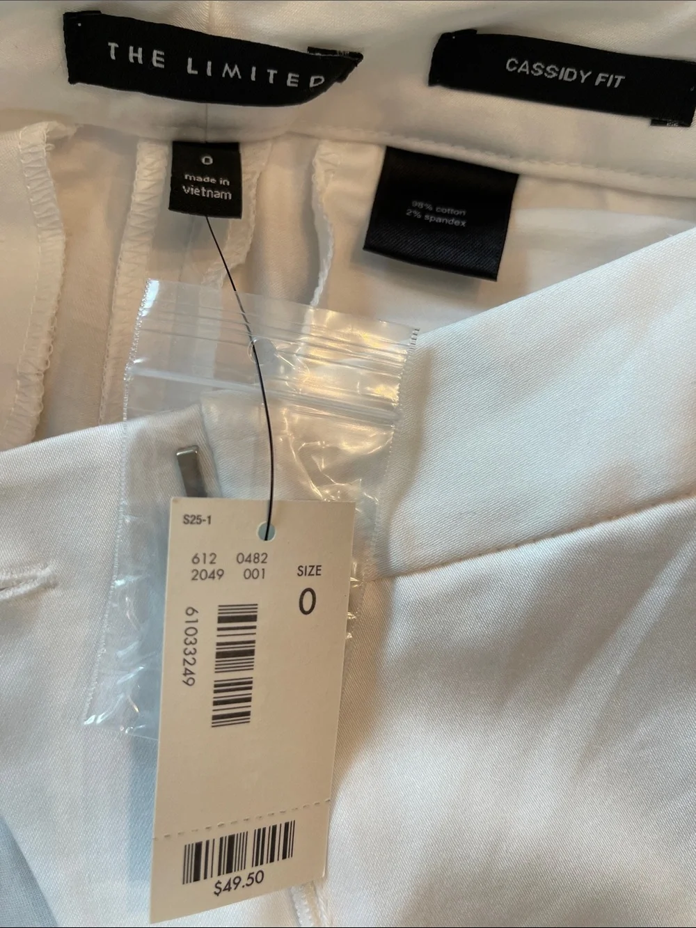 THE LIMITED WHITE 10” INSEAM SHORTS